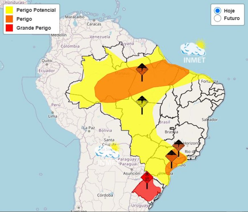 Previsão do Tempo em Minas Gerais: Alerta para Chuvas e Tempestades Severas