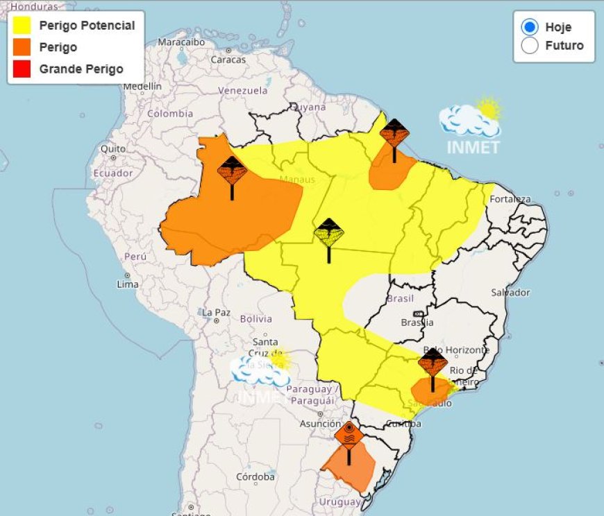 Minas Gerais terá domingo quente e risco de tempestades no Triângulo e Sul do estado