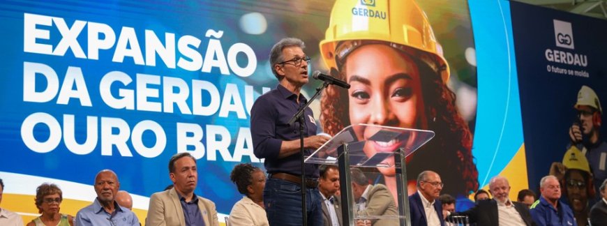 Gerdau expande produção de aço em MG com R$ 6 bi e gera milhares de empregos