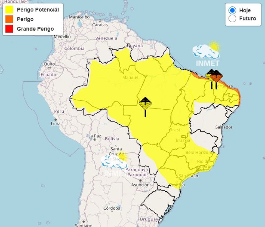 Previsão do Tempo em Minas Gerais: Tempestades e Chuva Forte para Hoje