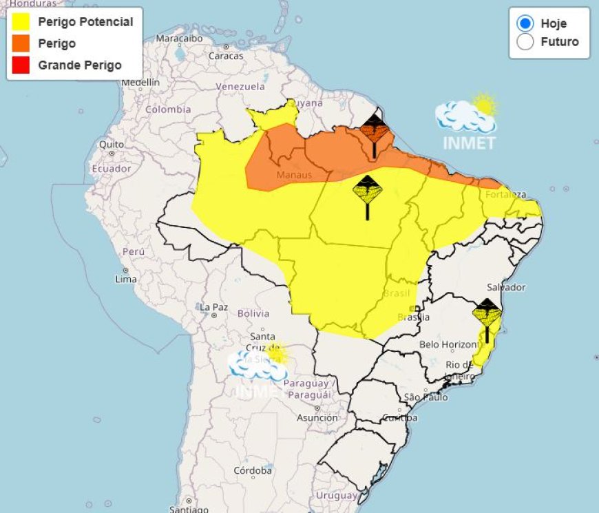 Frente fria traz frio recorde e risco de tempestades neste domingo em Minas