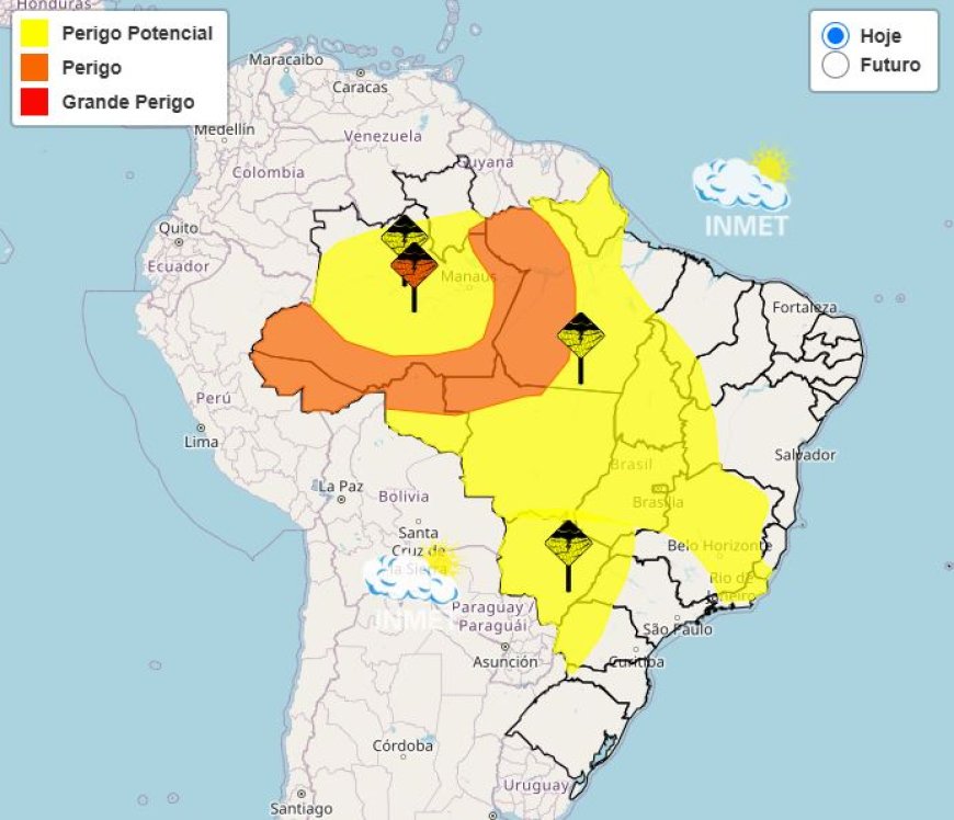 Previsão do tempo em Minas Gerais: pancadas de chuva e trovoadas nesta terça (15)