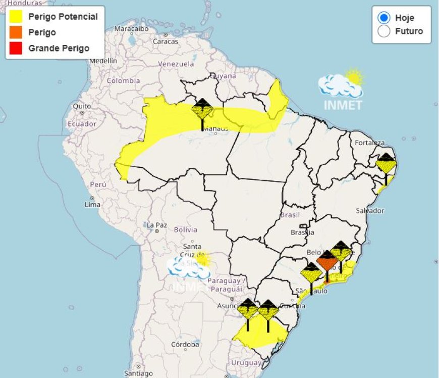 Previsão do tempo para Minas Gerais: sábado com sol e chuva fraca no leste do estado
