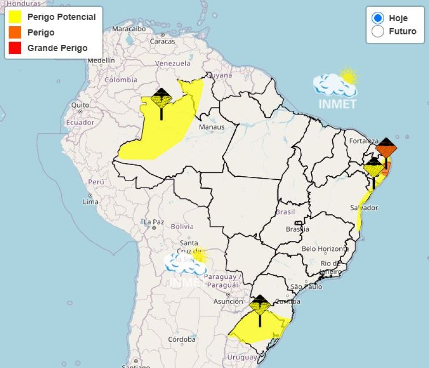 Previsão do Tempo para MINAS GERAIS e o Sudeste: Chuva no ES e tempo firme em MG e SP nesta segunda (26)