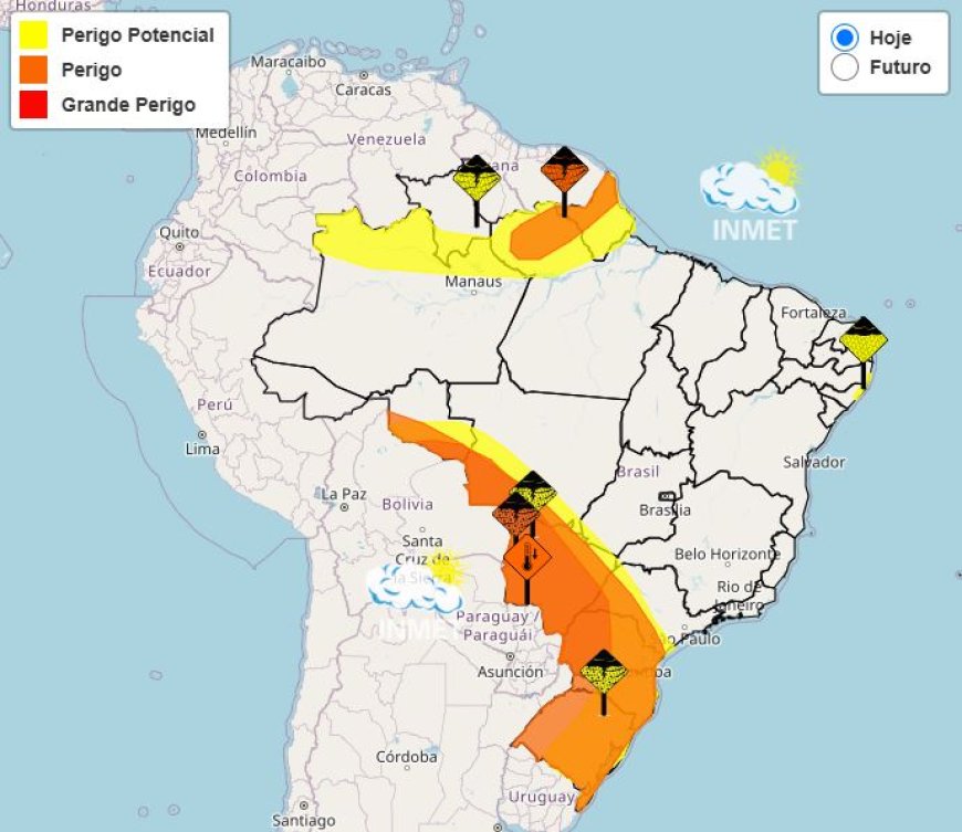 Frente fria traz chuvas e queda de temperatura em Minas GERAIS nesta quarta, 28/05