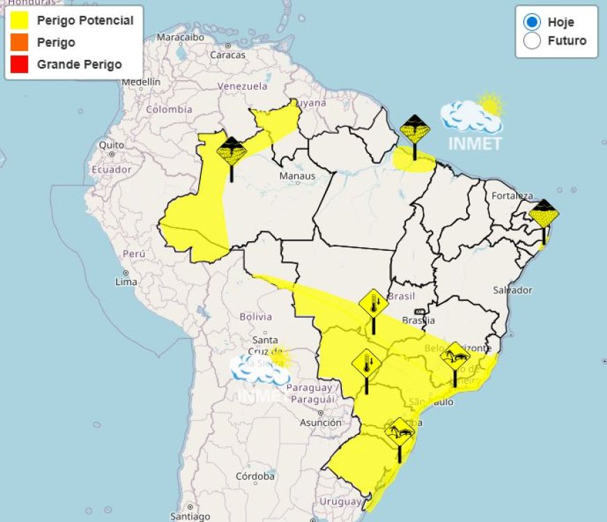 Frente fria provoca tempestades com granizo e queda brusca de temperatura em Minas Gerais nesta terça-feira (29)