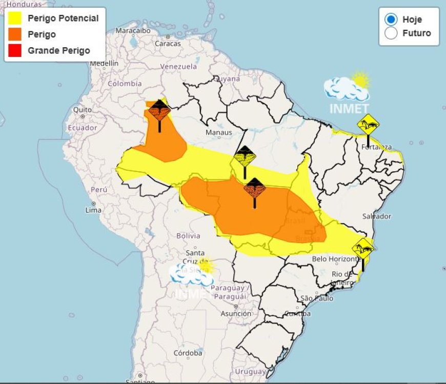 Previsão para 24/09/2025 em Minas Gerais: chuvas, tempestades e calor em diversas regiões