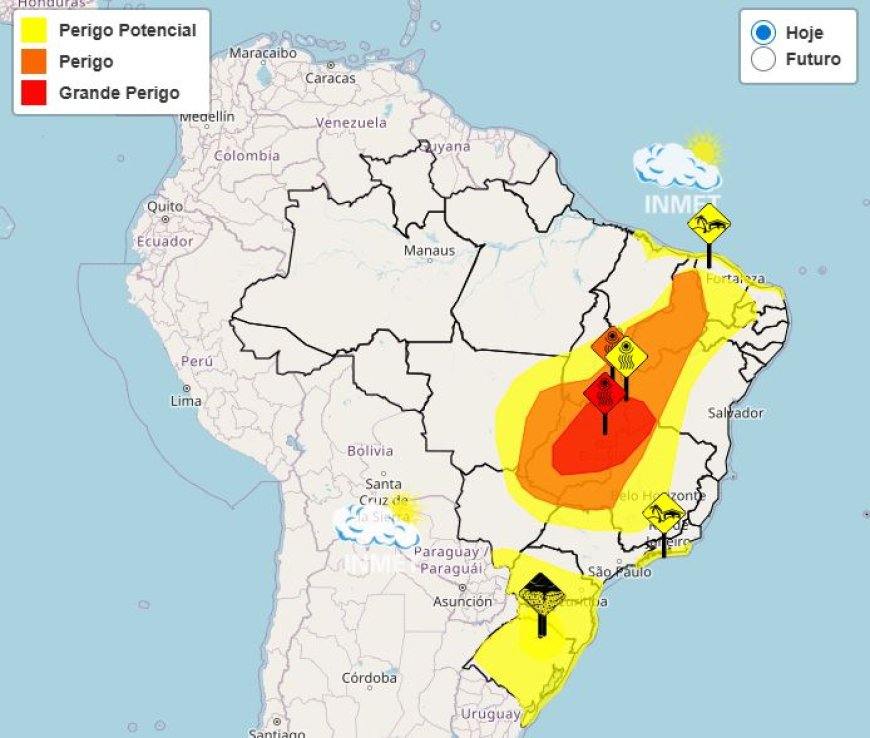 Previsão do Tempo em Minas Gerais: calor intenso e chance de chuva
