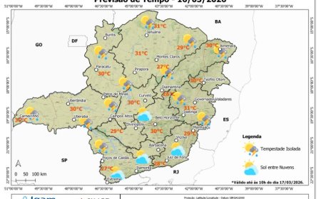 Previsão do tempo para Nova Resende e sudoeste de Minas Gerais