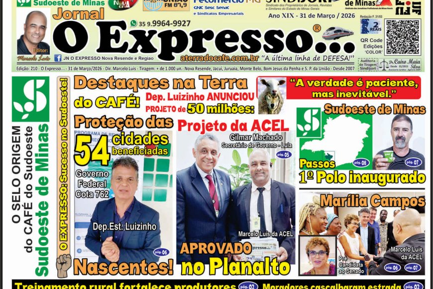 Jornal O EXPRESSO... - Edição 210: Minas Gerais.