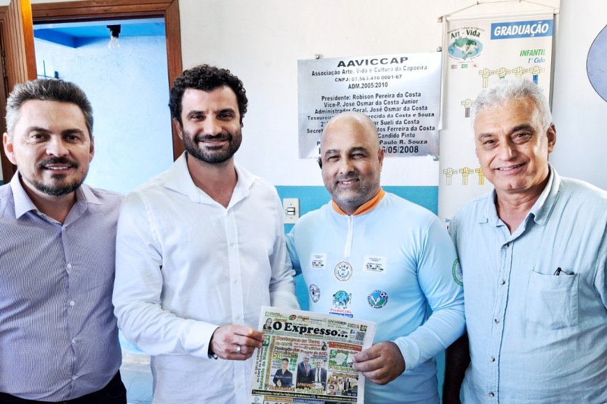 Deputado Miguel Angelo cumpre agenda em Guaranésia no Sudoeste de MG