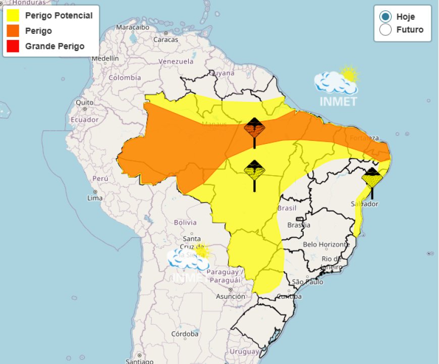 Previsão do tempo no Sudeste de Minas Gerais e Nova Resende