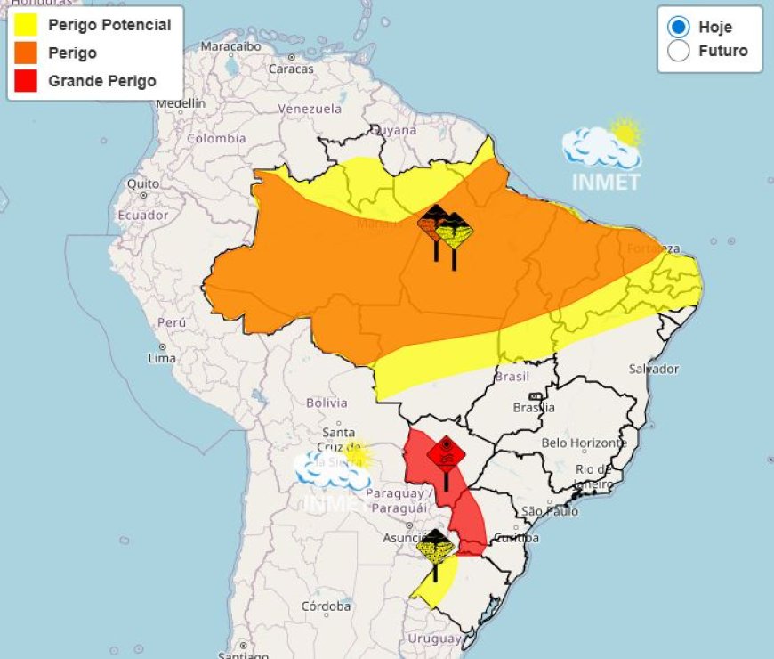 Previsão do tempo em Nova Resende Minas Gerais e Sudeste nesta segunda