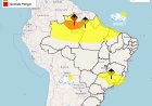 Chuva forte e risco de tempestades em Nova Resende e sudoeste de MG