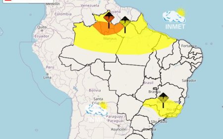 Chuva forte e risco de tempestades em Nova Resende e sudoeste de MG