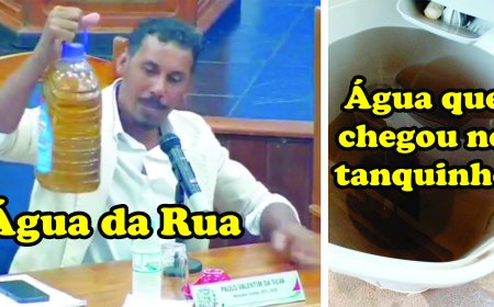 Vereador cobra solução para água suja em Nova Resende
