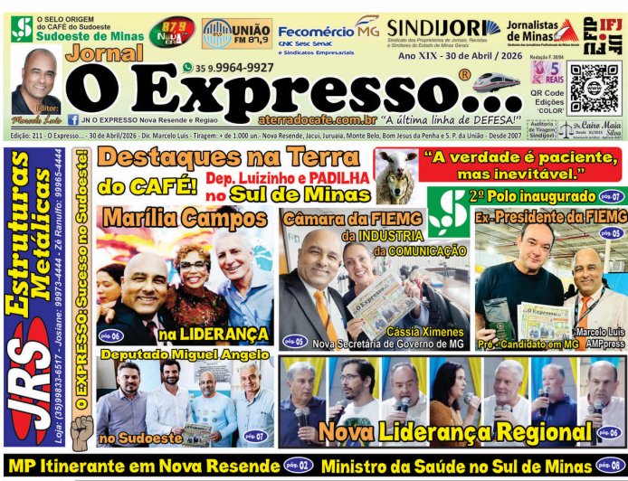 Jornal O EXPRESSO... - Edição 211: Minas Gerais.