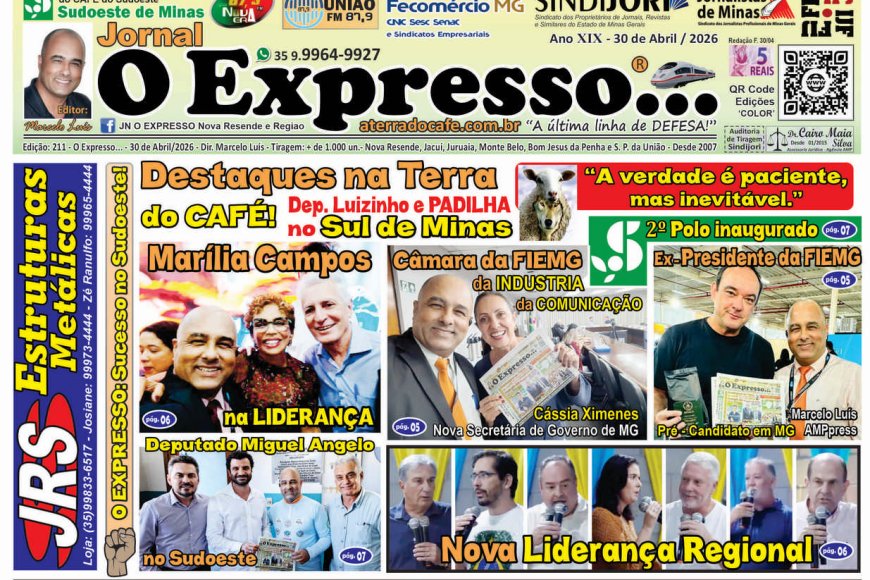 Jornal O EXPRESSO... - Edição 211: Minas Gerais.