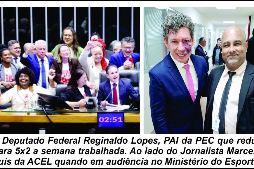 Câmara aprova PEC que acaba com escala 6x1 e reduz jornada para 40 horas