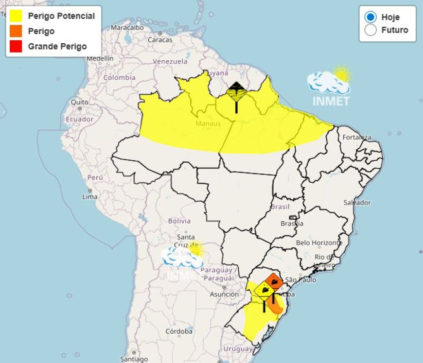 Previsão do tempo para Nova Resende e Sul de Minas hoje