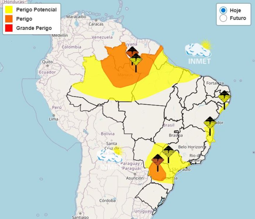 Previsão do tempo para Nova Resende e Sul de Minas hoje