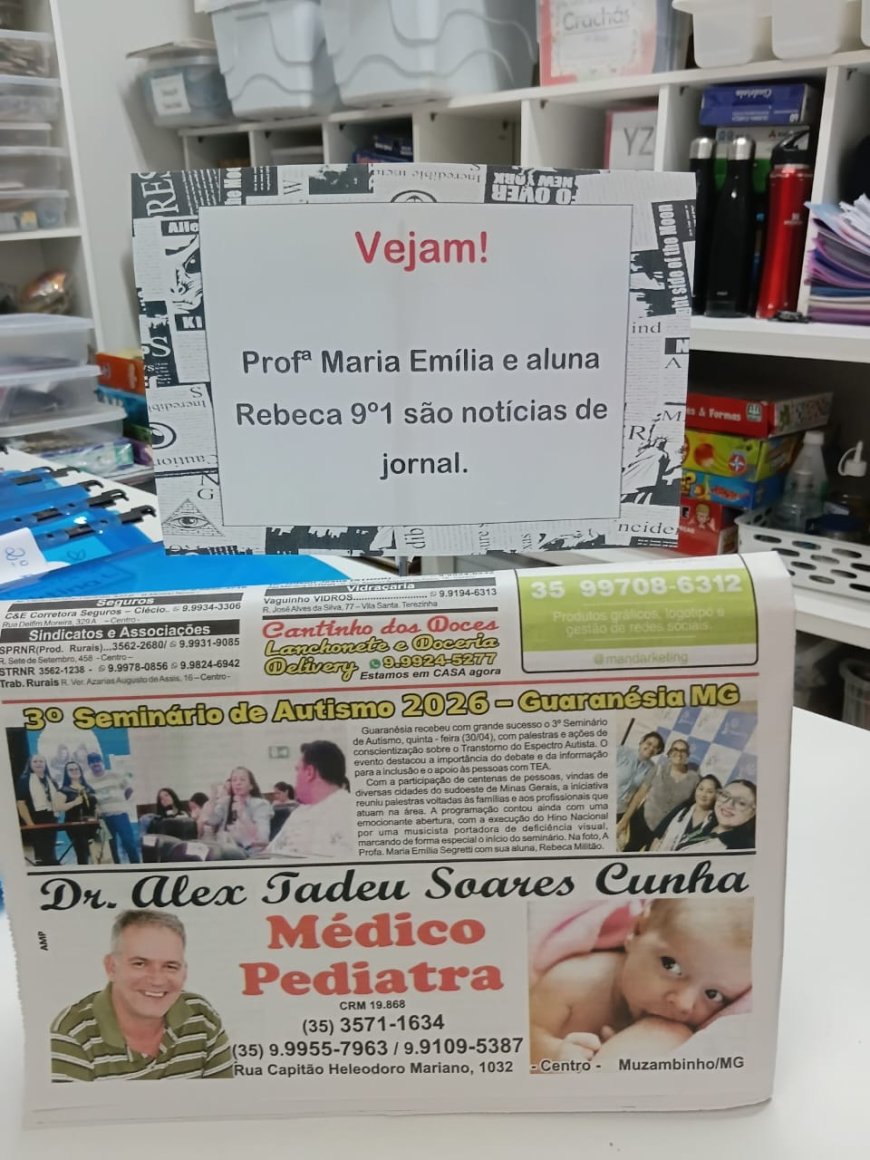 Jornal O Expresso ganha destaque em escola de Monte Santo