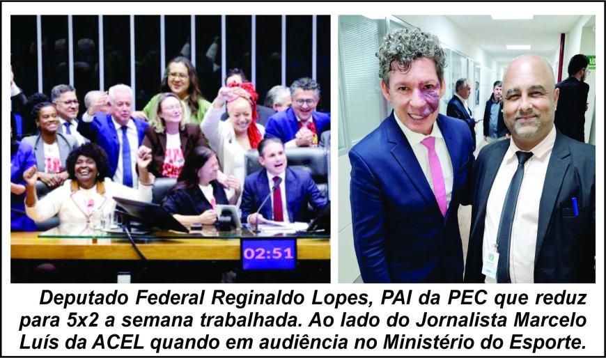 Câmara aprova PEC que acaba com escala 6x1 e reduz jornada para 40 horas