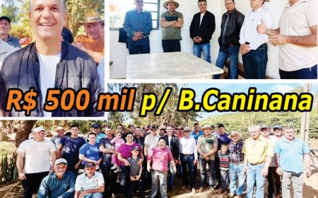 Deputado Luizinho anuncia verba para asfalto na Caninana