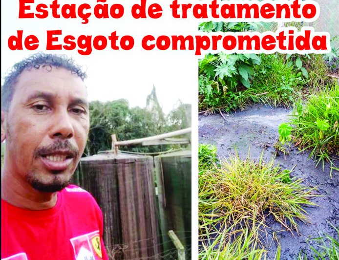 Vereador fiscaliza vazamento de esgoto no Bairro Presidente Lula