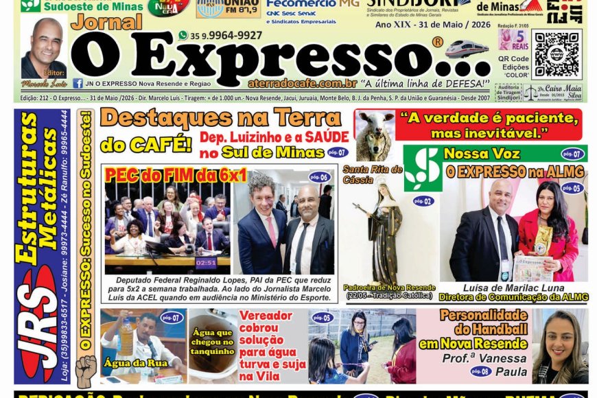 Jornal O EXPRESSO... - Edição 212: Minas Gerais