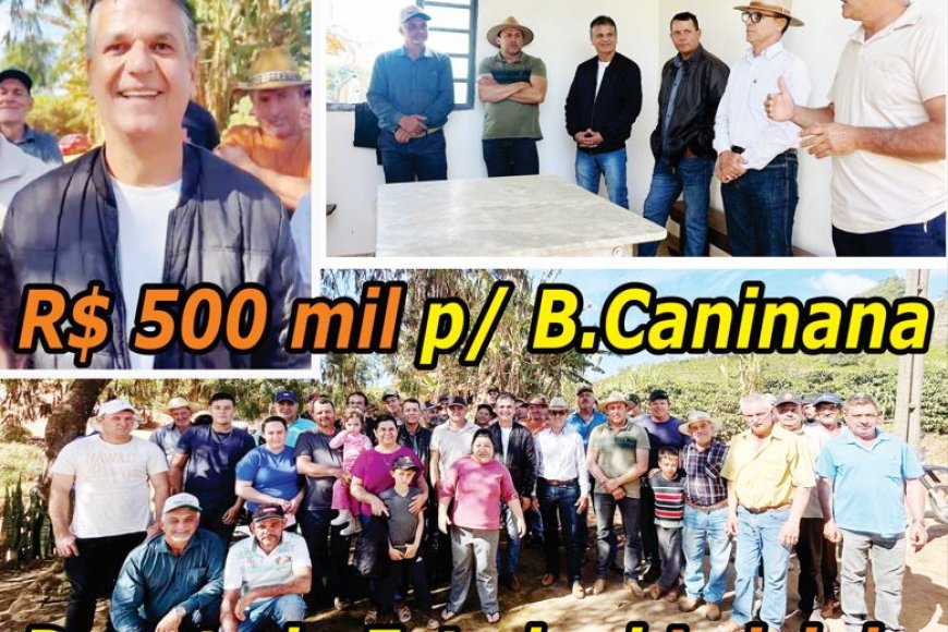 Deputado Luizinho anuncia verba para asfalto na Caninana