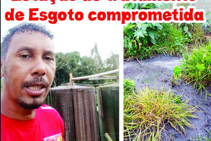 Vereador fiscaliza vazamento de esgoto no Bairro Presidente Lula