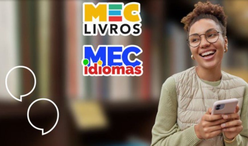 MEC lança app grátis de idiomas e biblioteca com 8 mil livros