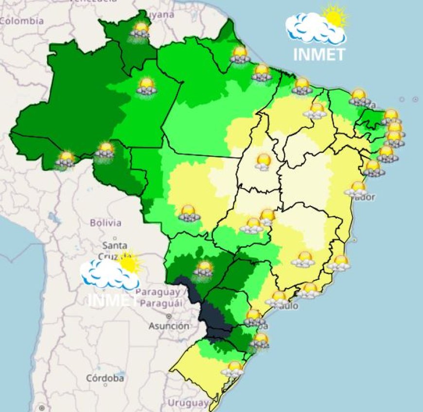 Quarta feira será de Sol entre nuvens e tempo firme em Nova Resende