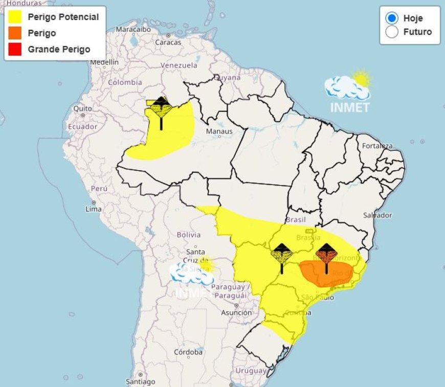 Chuva e frio avançam no Sul de Minas e Nova Resende