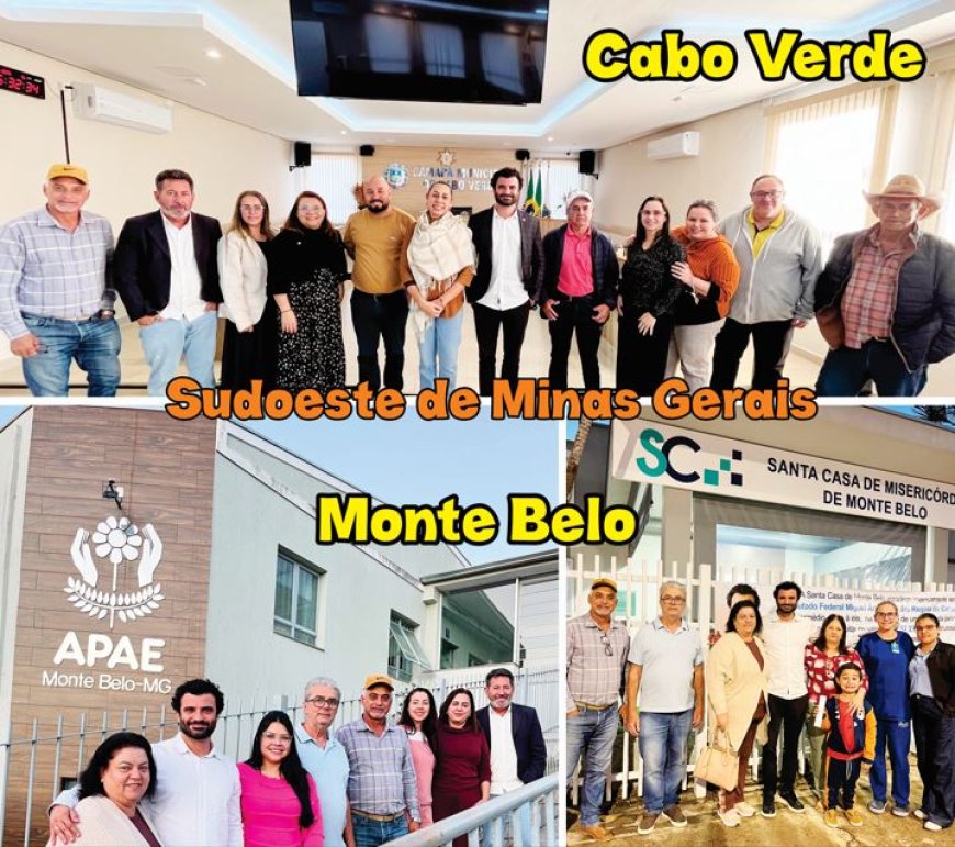 Deputado Miguel Angelo cumpre agenda em Cabo Verde e Monte Belo