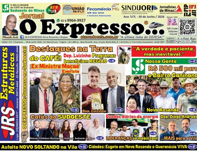 Jornal O Expresso nº 213 | Notícias de Nova Resende e Região