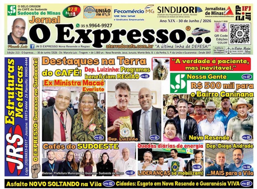Jornal O Expresso nº 213 | Notícias de Nova Resende e Região